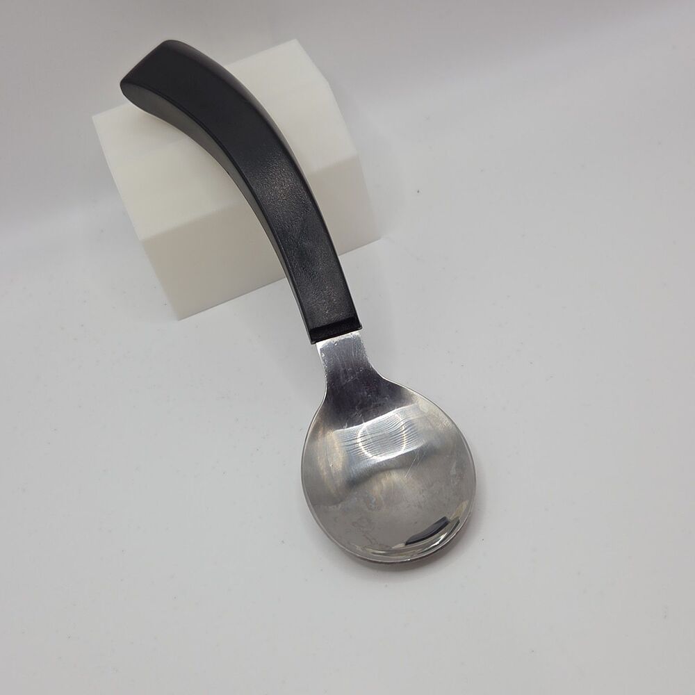 Amefa Cutlery left-handed Spoon Disabled Elderly Stainless steel positioning